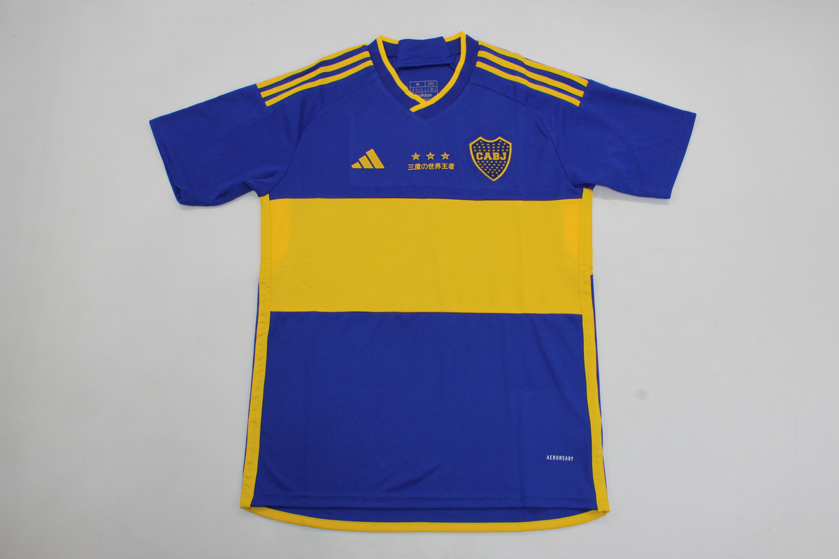 AAA Quality Boca Juniors 23/24 Special Blue/Yellow Soccer Jersey